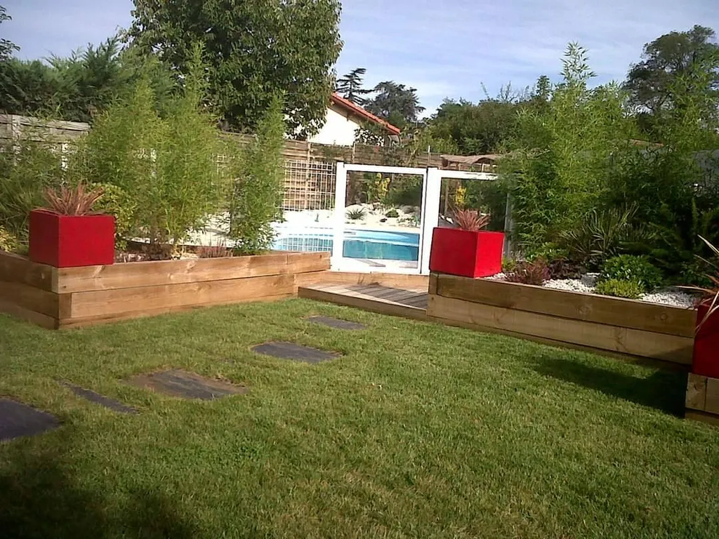 pose d un gazon naturel en rouleau à Saint André de Cubzac 