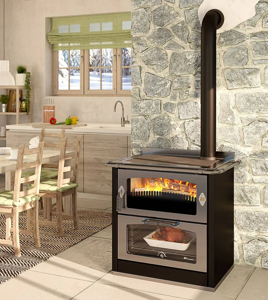 Vente de cuisinière à bois avec four - D8MAXI DOMINO en Gironde et Dordogne