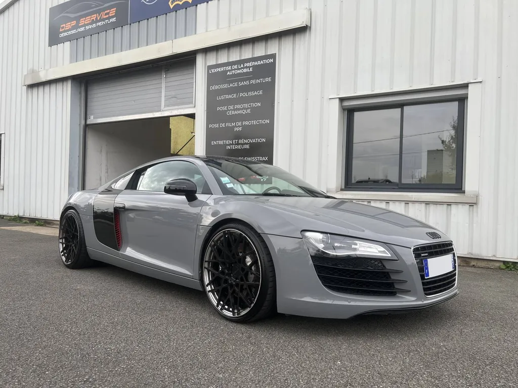 Lustrage One Step sur une Audi R8 V8 à Le Mans (72).