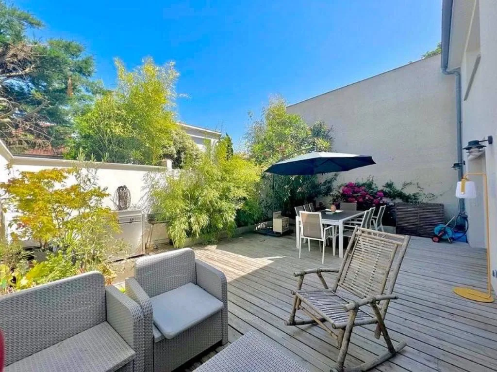 Terrasse agence immobilière Arnaud Droulers immobilier