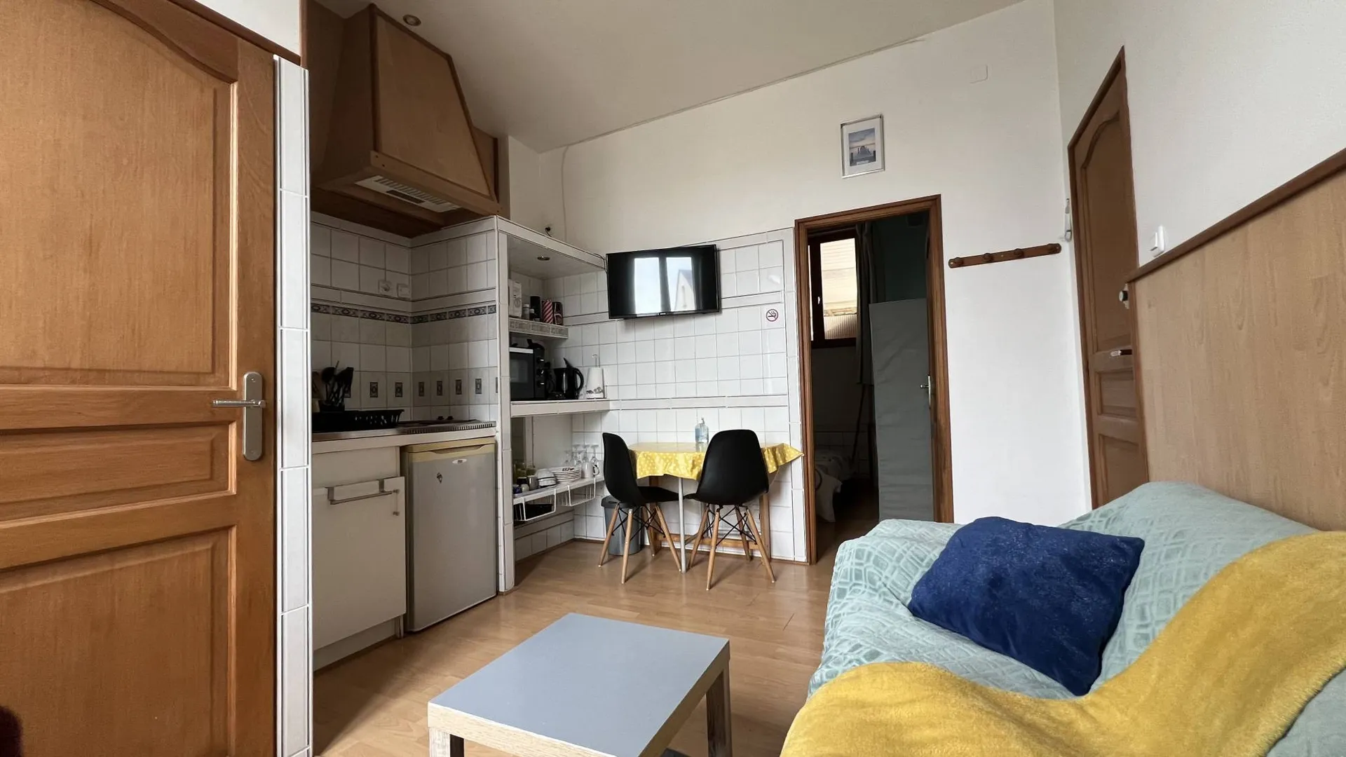 A vendre le Tréport 76470 appartement de 19.40 m², salon séjour, 1chambre, SDE