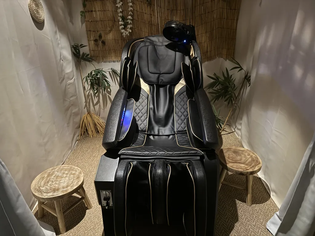Pause détente express près de Bordeaux : profitez de 15 minutes de relaxation absolue dans notre fauteuil massant
