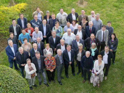photo de groupe des élus de la communauté de communes pays de l'Arbresle