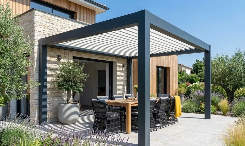 Fabrication et installation de pergolas haut de gamme sur mesure à Strasbourg et dans tout le Bas-Rhin