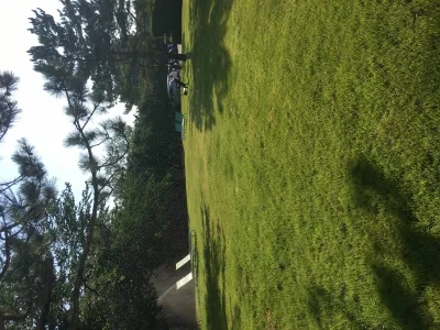 Tonte  de pelouse chez un particulier