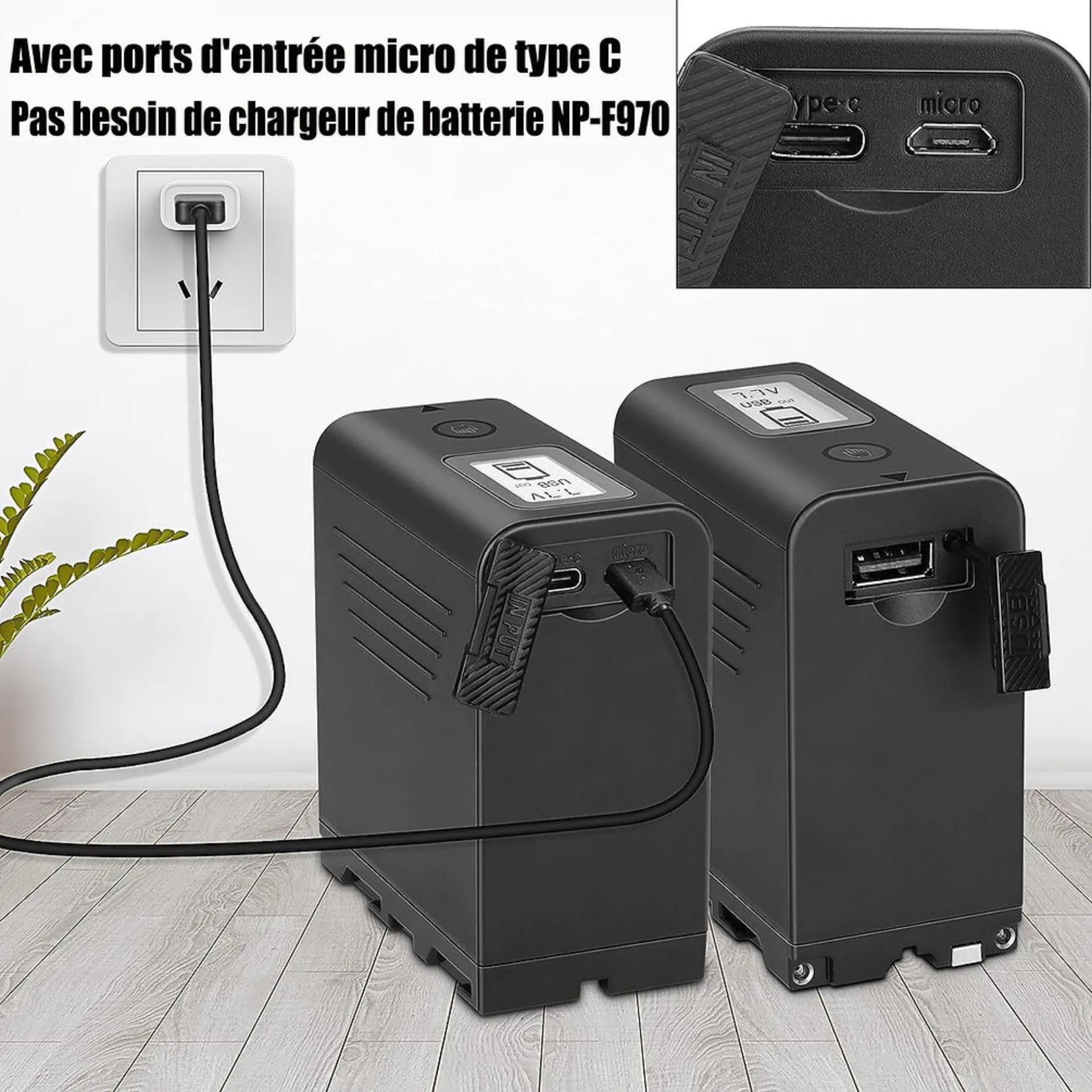 location chargeur et batteries pour éclairage buffets à Toulon dans le var