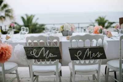 wedding decoration in french venue