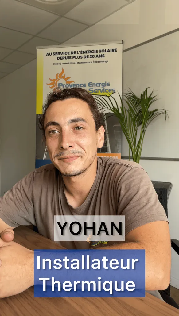Yohan, Installateur thermique 