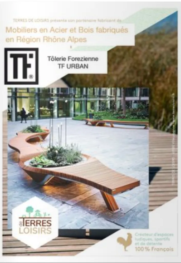 Catalogue Mobiliers Acier/bois Rhone Alpes TF par TERRES DE LOISIRS