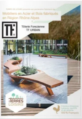 Catalogue Mobiliers Acier/bois Rhone Alpes TF par TERRES DE LOISIRS