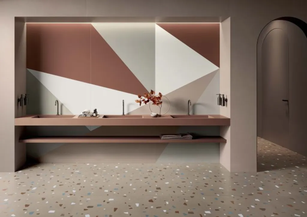 À Rouen, le carrelage NUANCES transforme les espaces avec une palette contemporaine de 14 couleurs.