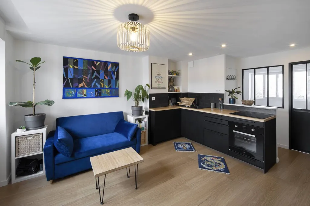 Rénovation d'une cuisine dans un appartement à Lyon7ème