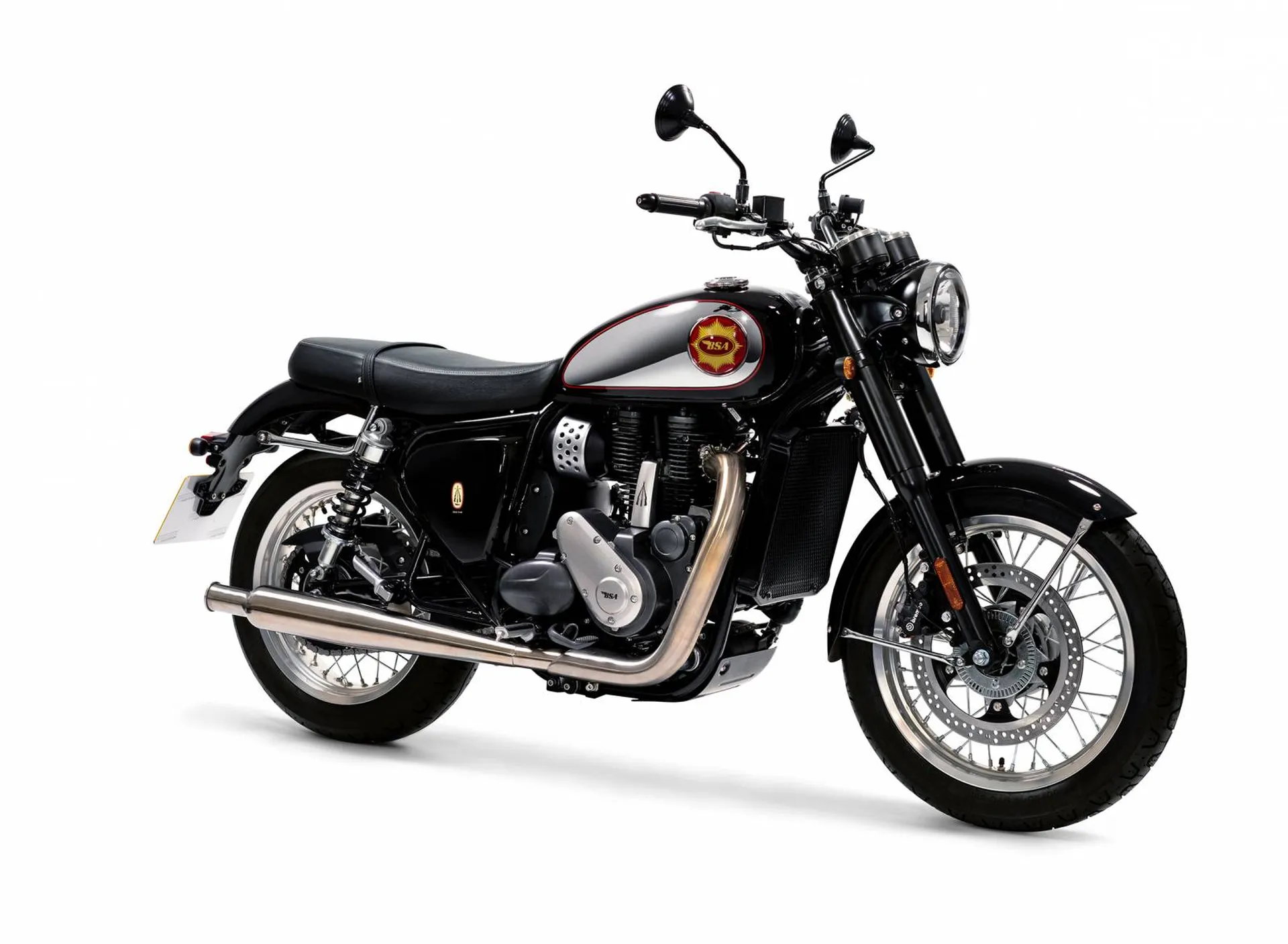 MOTO NEUVE BSA GOLD STAR 650 MIDNIGHT BLACK A SIX FOURS LES PLAGES