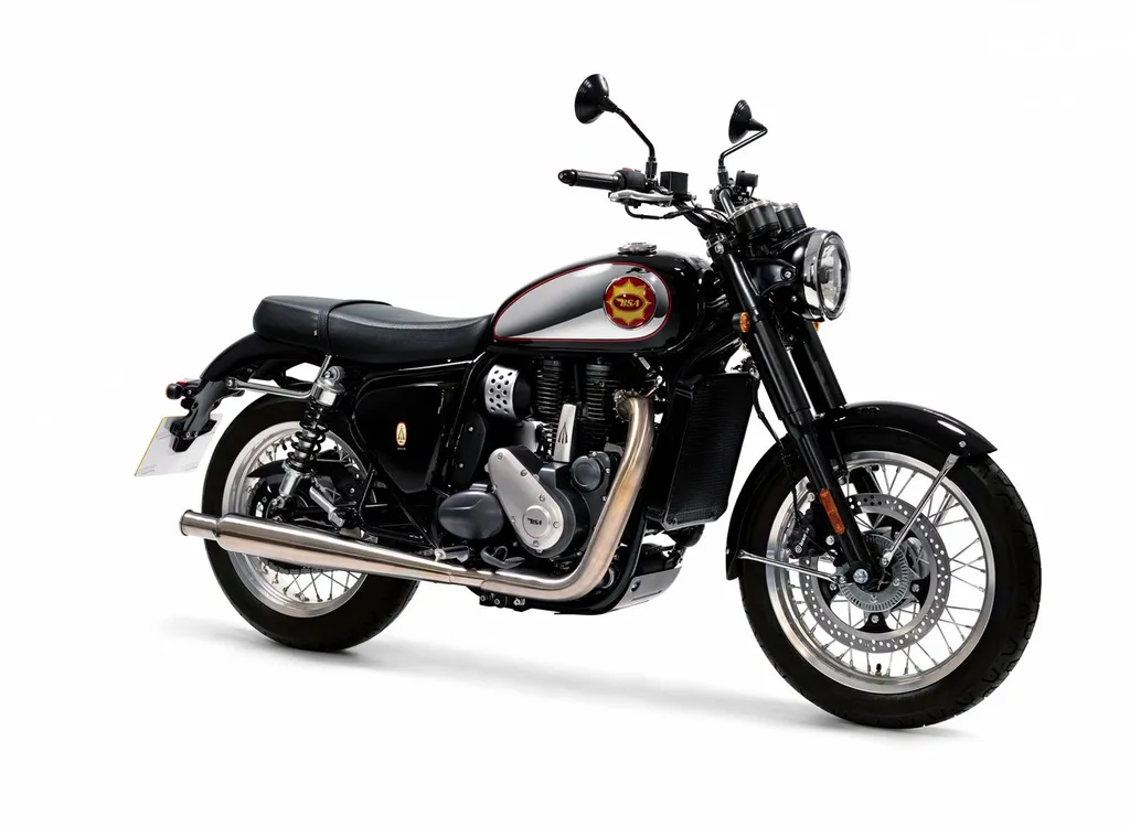 MOTO NEUVE BSA GOLD STAR 650 MIDNIGHT BLACK A SIX FOURS LES PLAGES