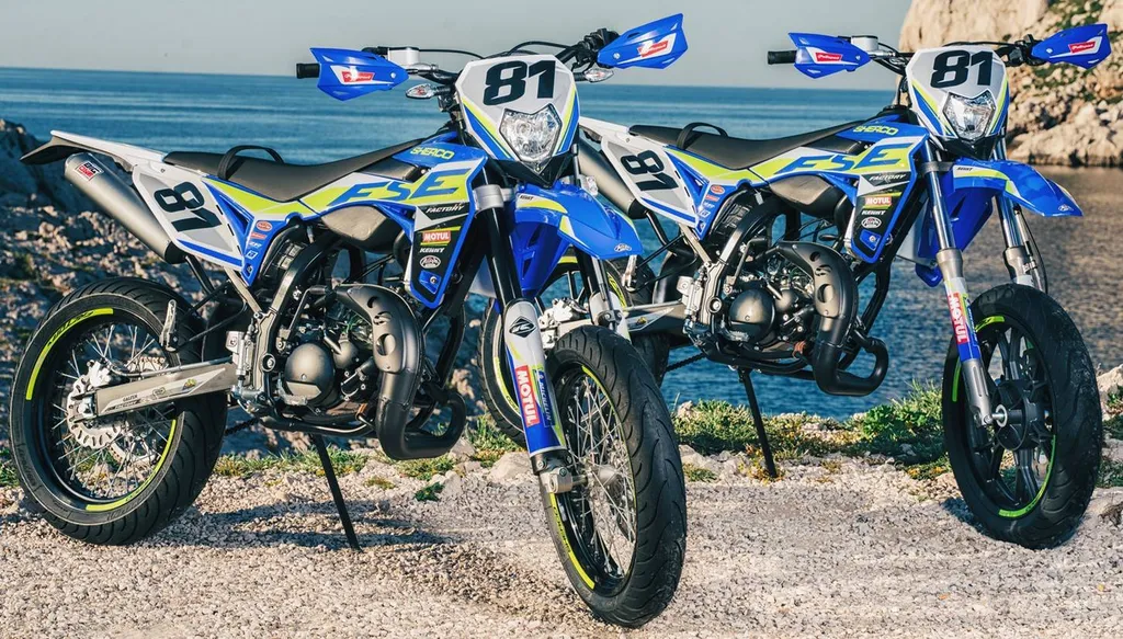 MOTO NEUVE SHERCO FACTORY SM-RS 50CC 2 TEMPS SANARY SUR MER