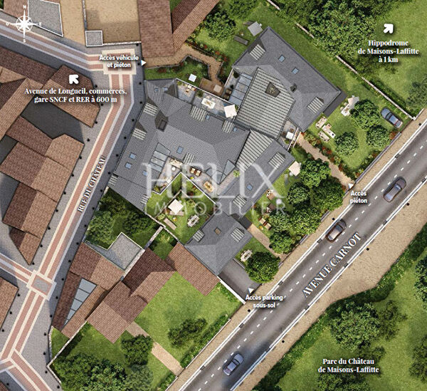 Maisons Laffitte - Appartement 5 pièces 99.82 M² avec jardin