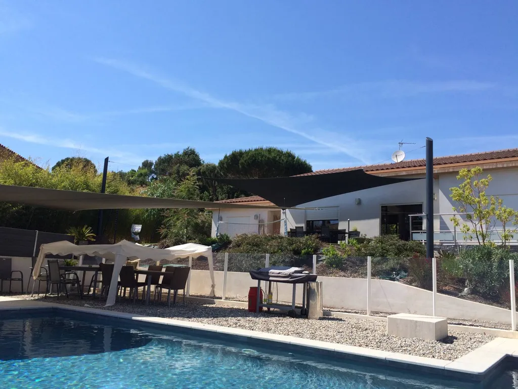 Voile d'ombrage Mougin Alpes Maritimes 