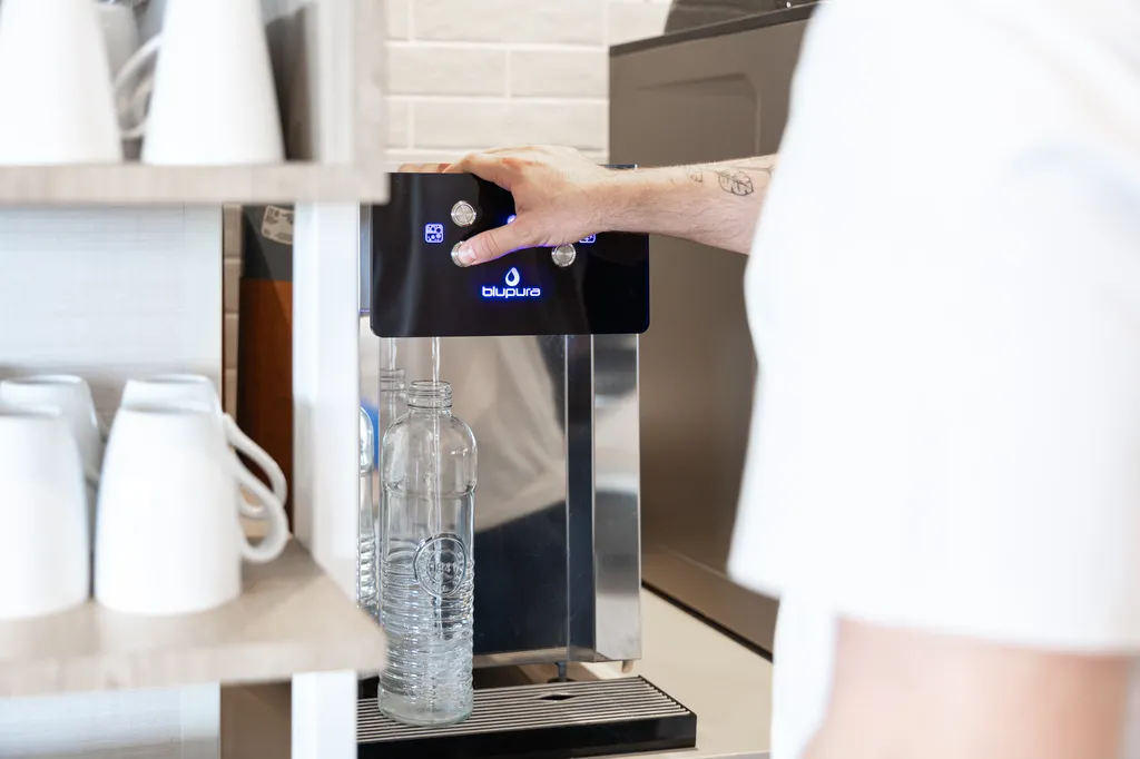Fontaine Aquaocéane BLUBAR installée chez notre client