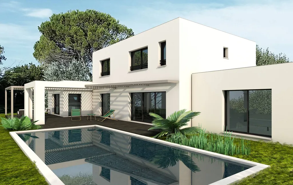 Construction d'une maison contemporaine à Lambesc