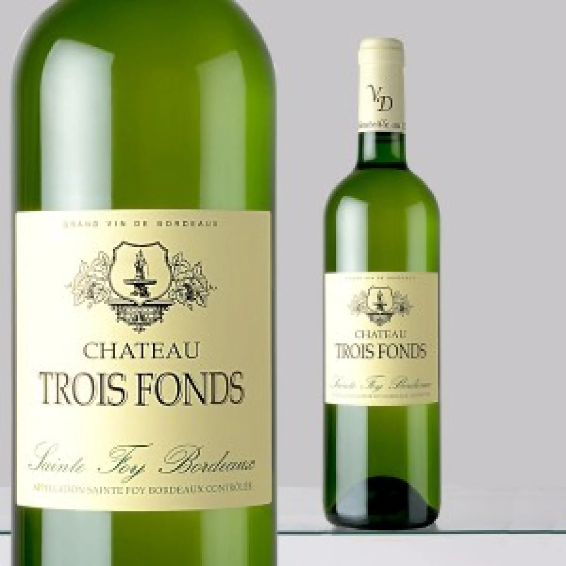 VIN BLANC CHATEAU TROIS FONDS BORDEAUX GIRONDE