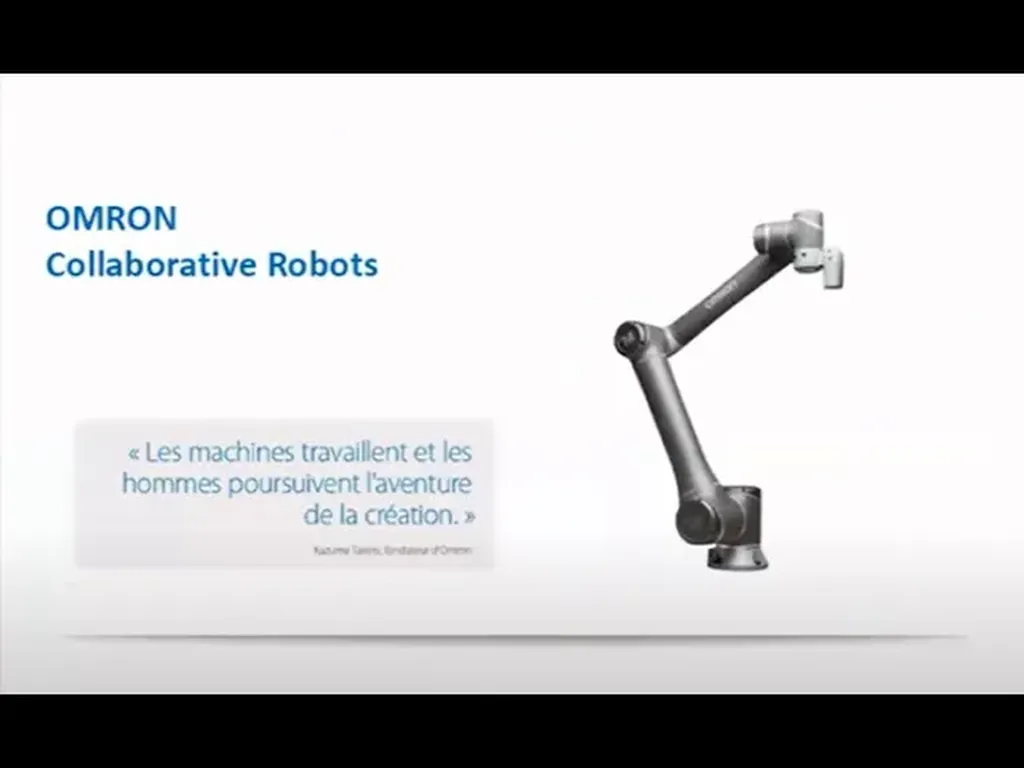 Webinar - Robots collaboratifs Omron TM