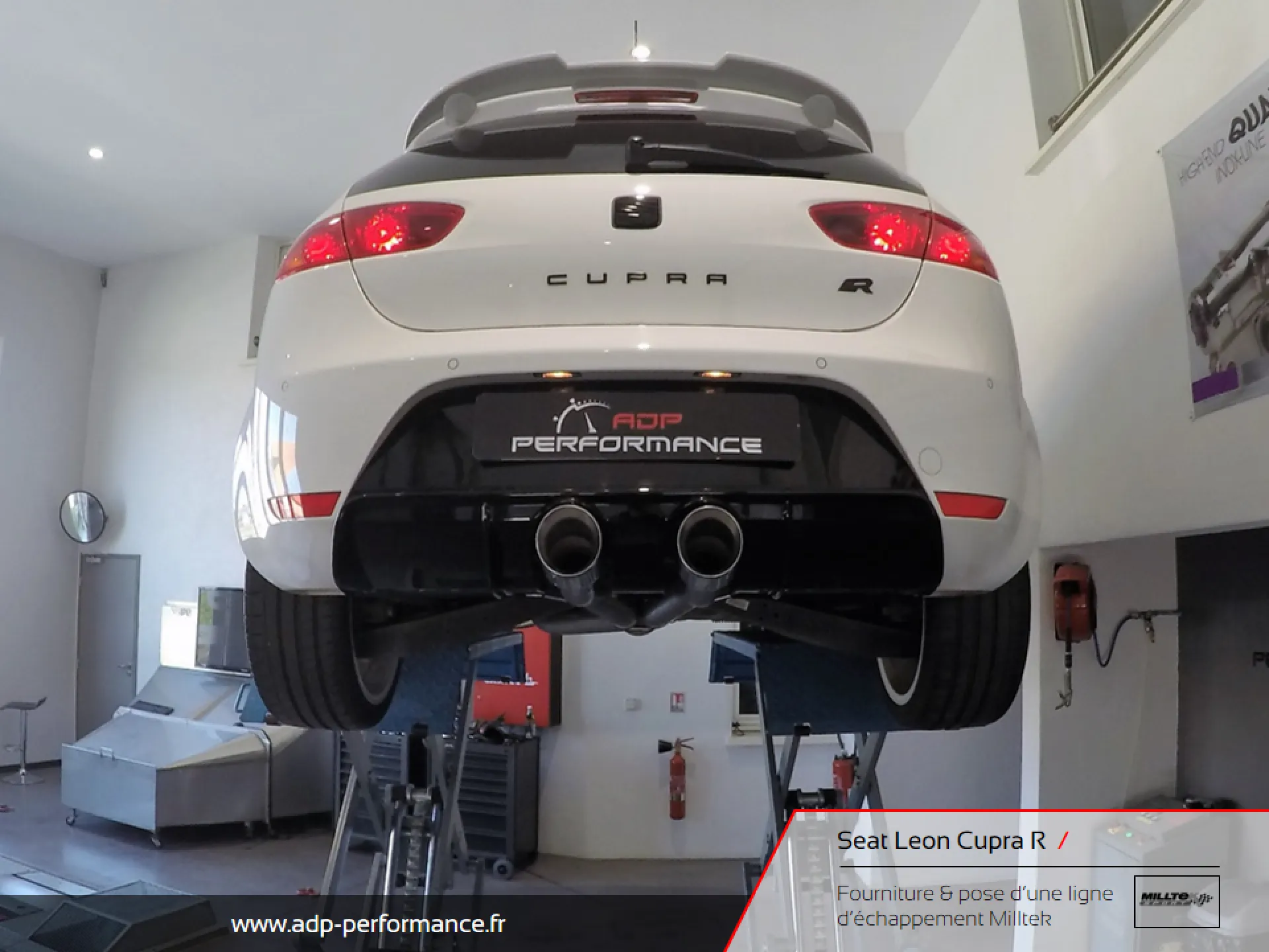Ligne d'échappement Milltek Seat Leon Cupra R Avignon