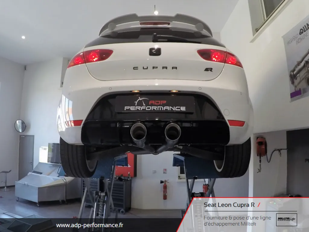 Ligne d'échappement Milltek Seat Leon Cupra R Avignon