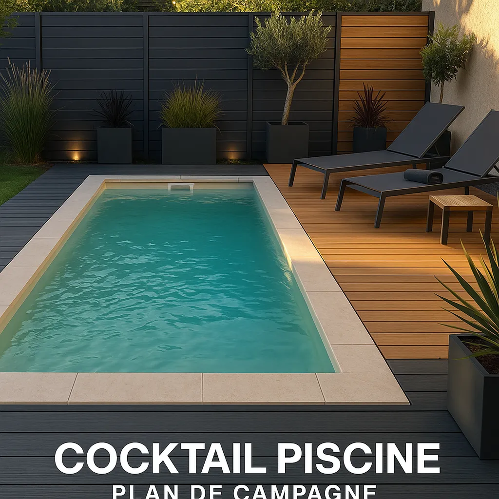 PISCINE COQUE POLYESTER COCKTAIL PISCINE SUNSHINE 4 MINI PISCINE P