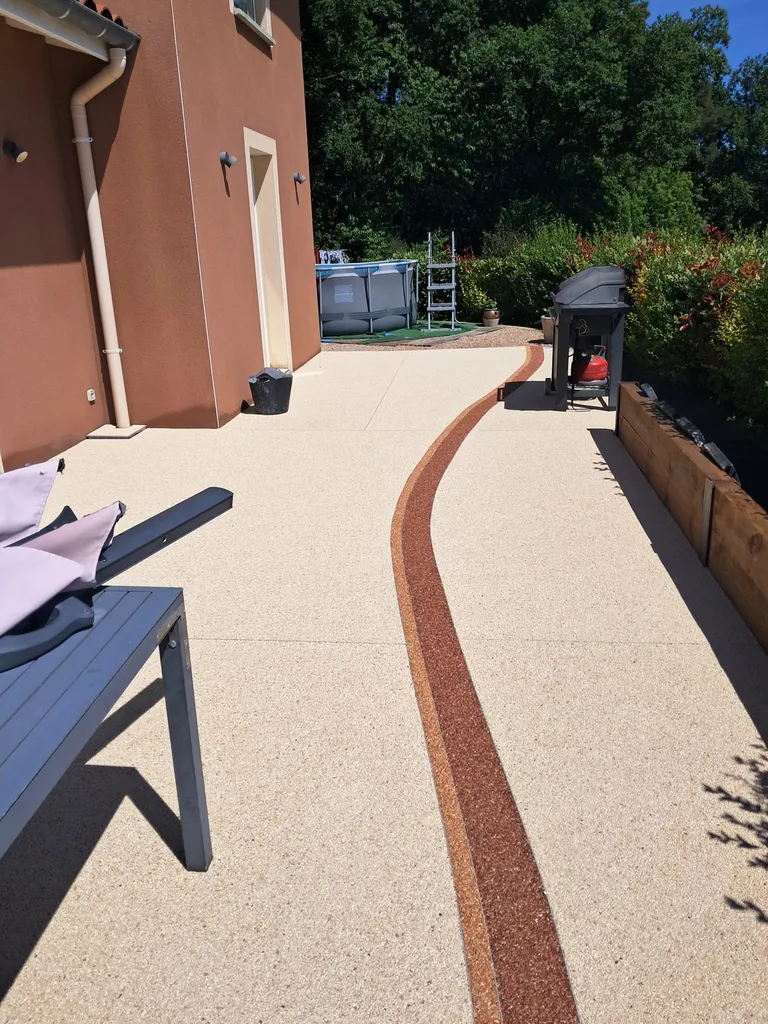 Revêtement de sol en résine de marbre à Frontignan, à deux pas de Sète