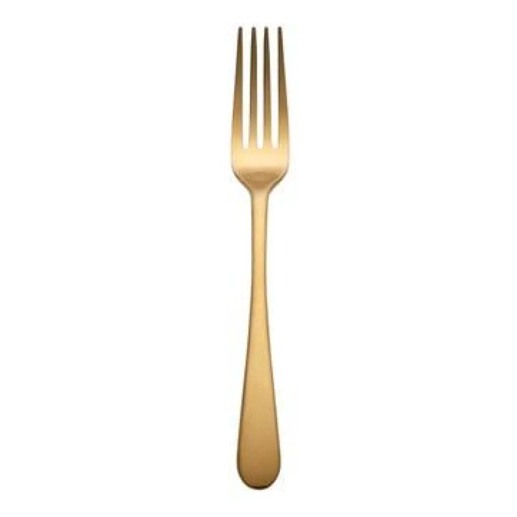 FOURCHETTE DE TABLE DOREE SUBLIME POUR MARIAGE CONDITIONNEE PAR 10