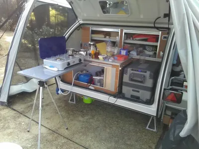 CARETTA 1500 (VENDUE) - Caravane Teardrop Légère (< 750kg) Quasi Neuve - MIDI 13 LOISIRS