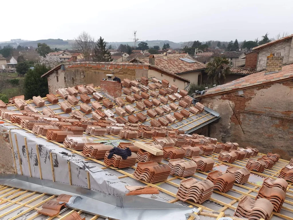 Rénovation de toiture en tuile à Rabastens