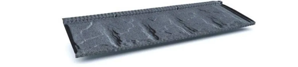 Elément de lauzes métalliques GERARD ALPINE en couleur DARK SILVER