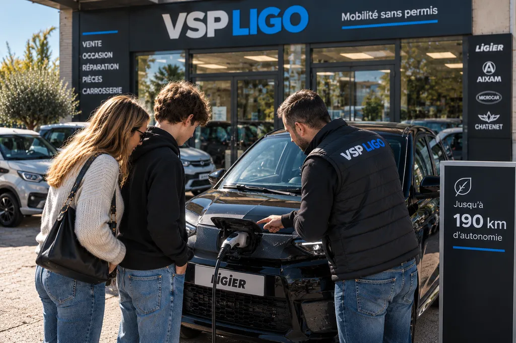 voiture sans permis électrique toulon la garde le pradet