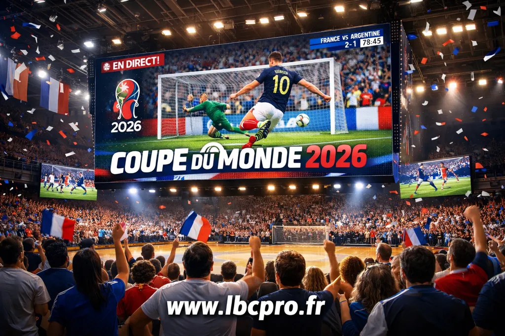 location écran coupe du monde 2026 dans le var à Sanary