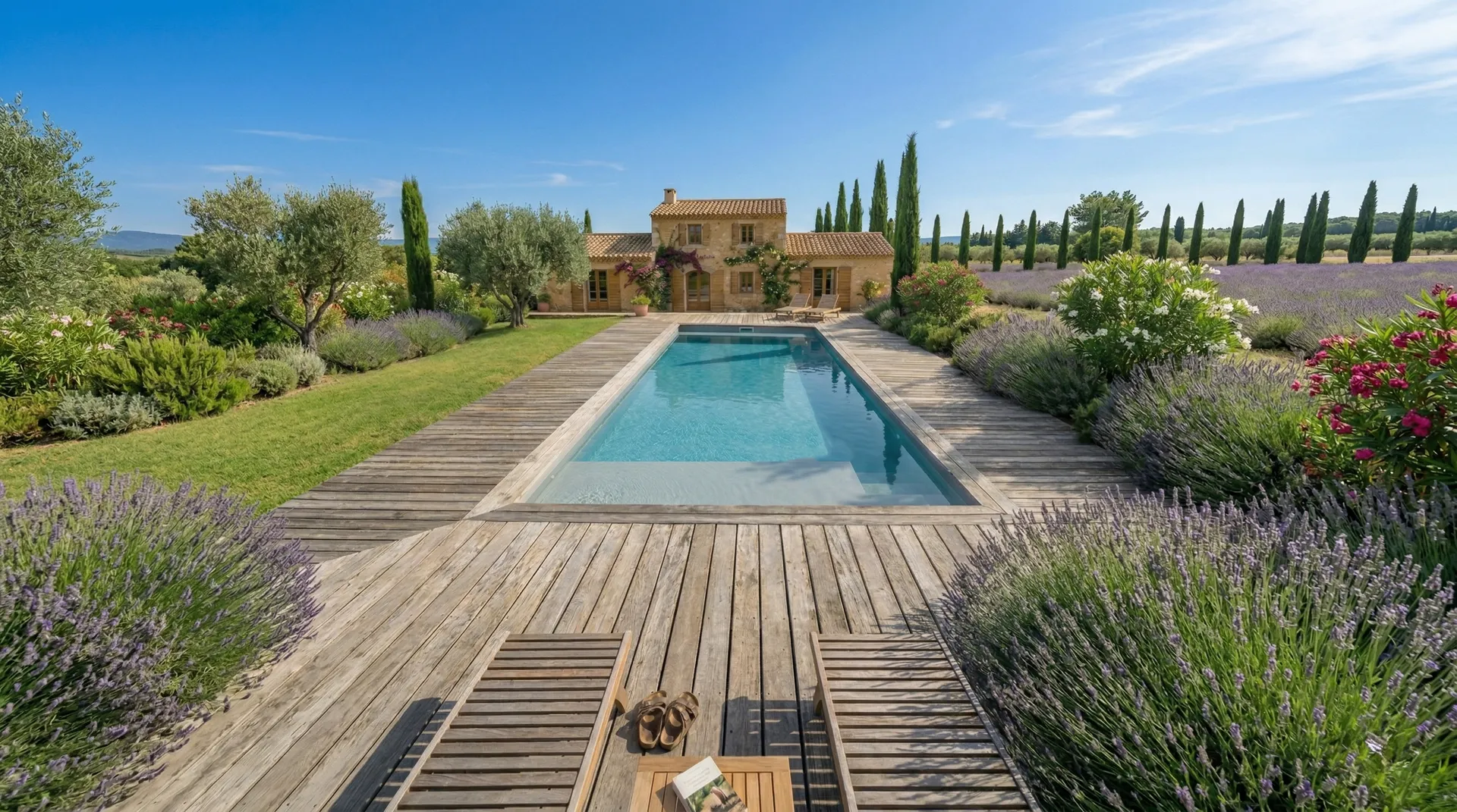 piscine avec plage zenith le beausset dans le var