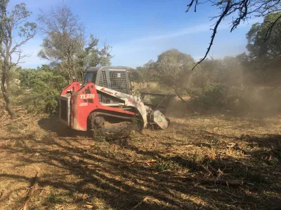 Débroussaillage réalisé par Bô Gardens dans le Gard (30)