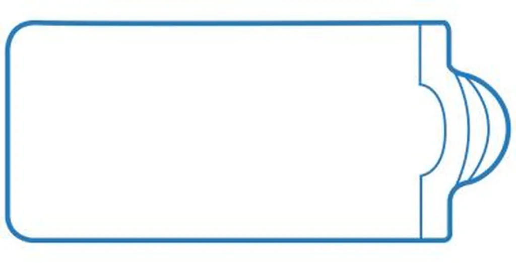 PISCINE COQUE MOJITO 8-9 - 7M60 X 3M50 ou 9M20 X 3M70