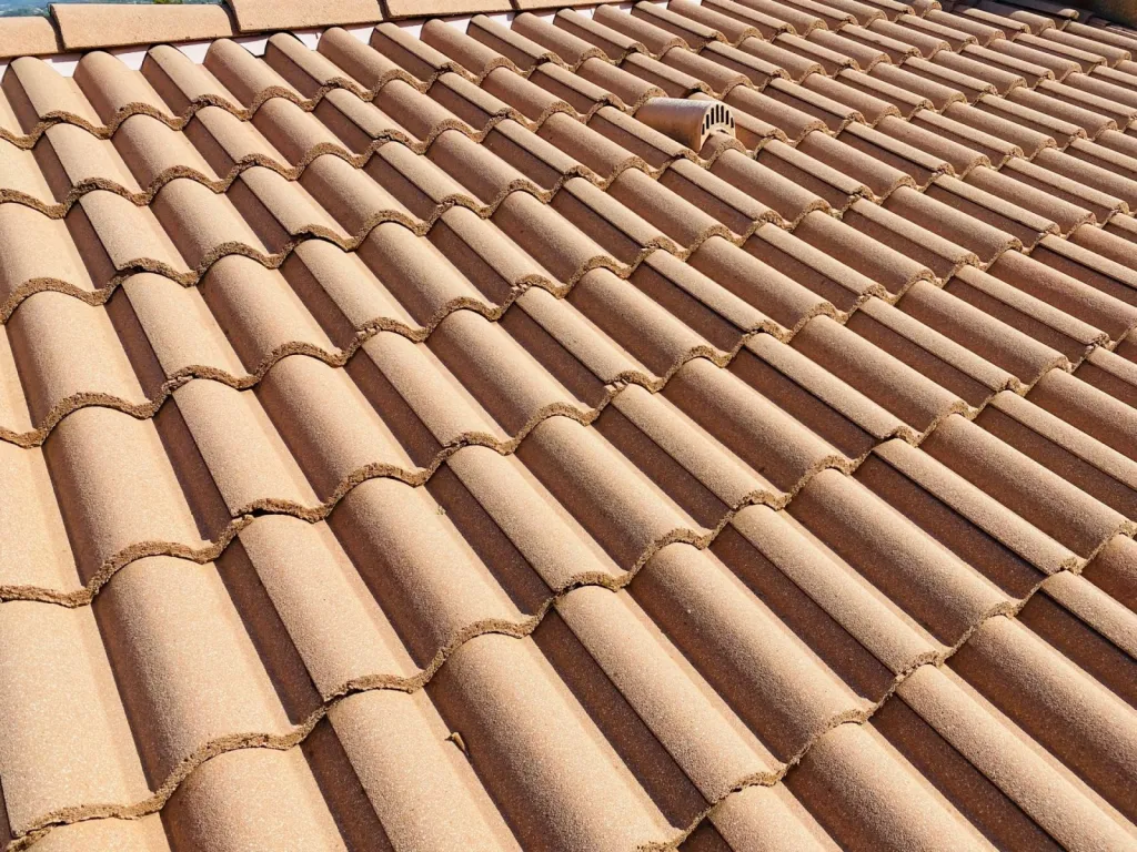 Traitement de tuiles béton Redland d’une maison individuelle sur Aix en Provence.