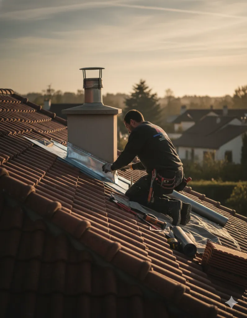 Pose et rénovation de noues, solins et abergements de toiture à Marseille, Aix-en-Provence et Vitrolles par A2J Toiture & Renov’