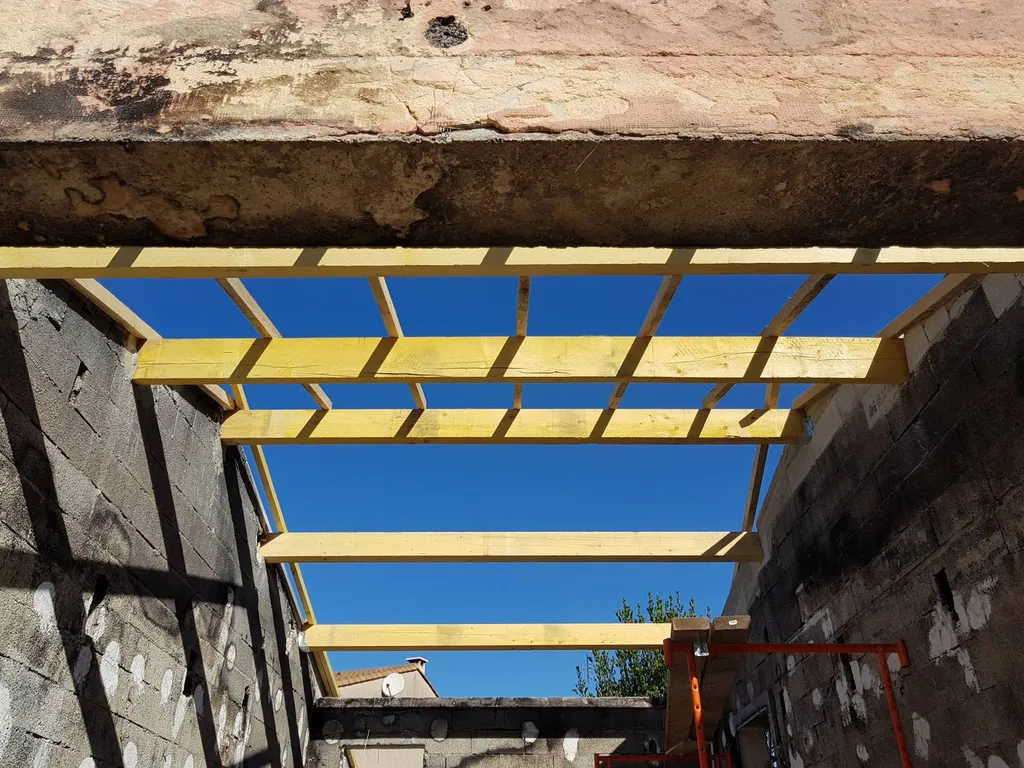 Réalisation de la charpente