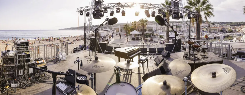 concert Gilbert Montagné Cassis été 2017 regie technique Techni Scene