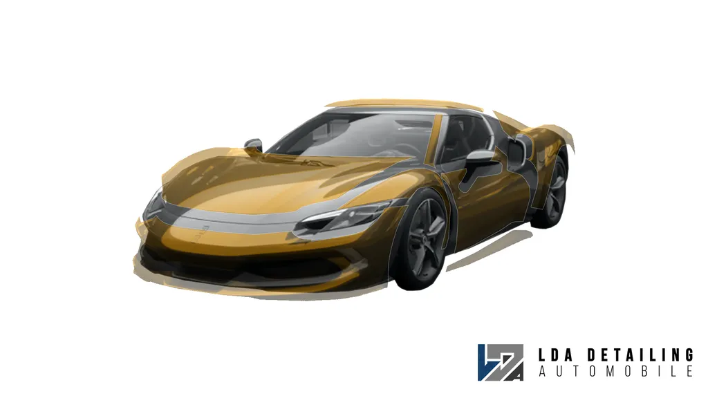 Complete : Protection PPF intégrale Ferrari 296 GTS pour sécurité esthétique totale
