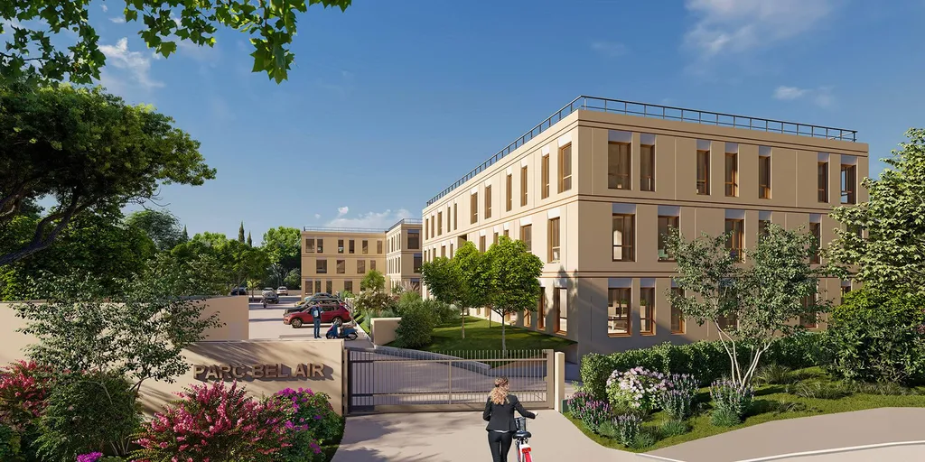 Programme de bureaux neufs Parc Bel Air à Aix-en-Provence pour entreprises et investisseurs