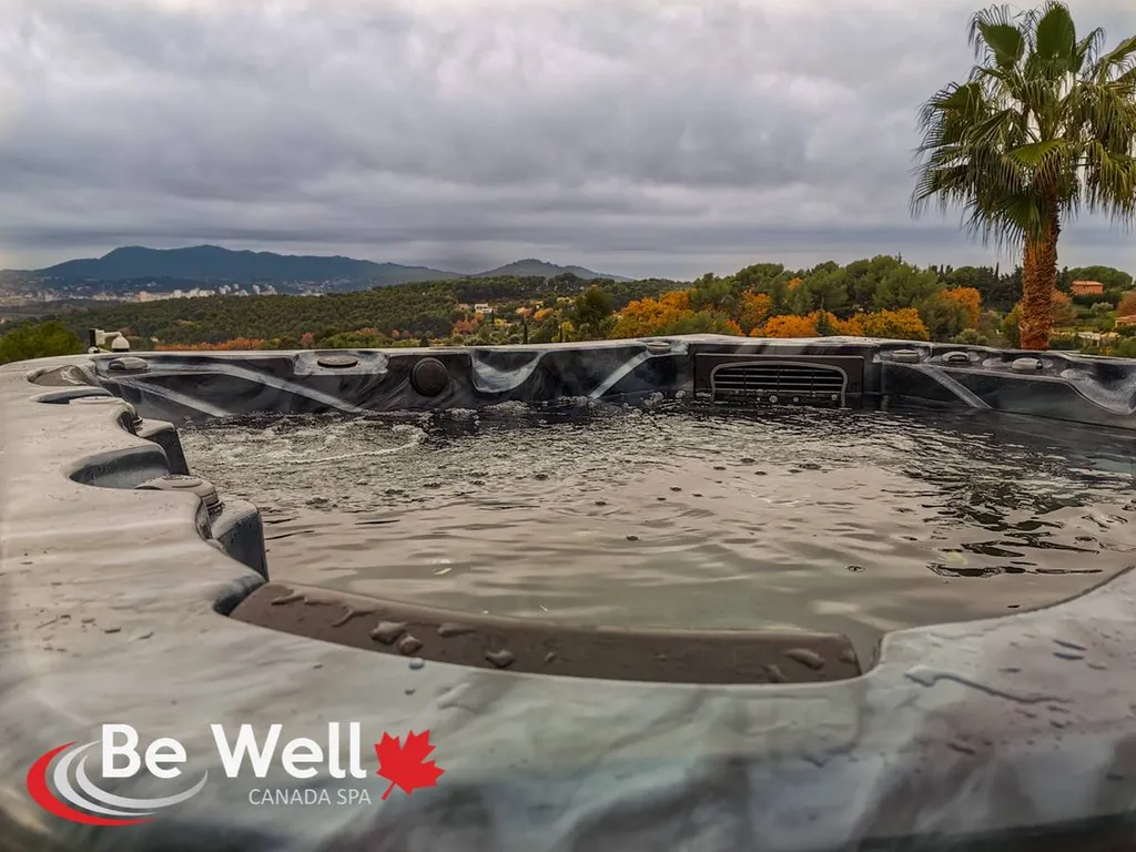 jacuzzi encastre terrasse en bois meyreuil