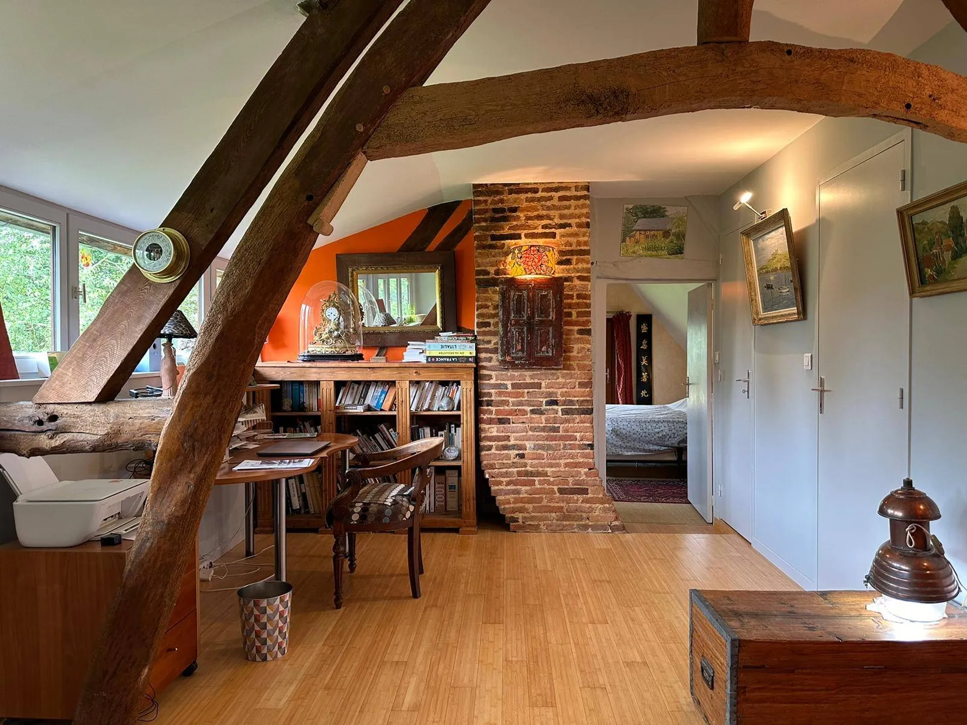 Vends longère avec deux chambres et dressings, confort et luminosité au rendez-vous