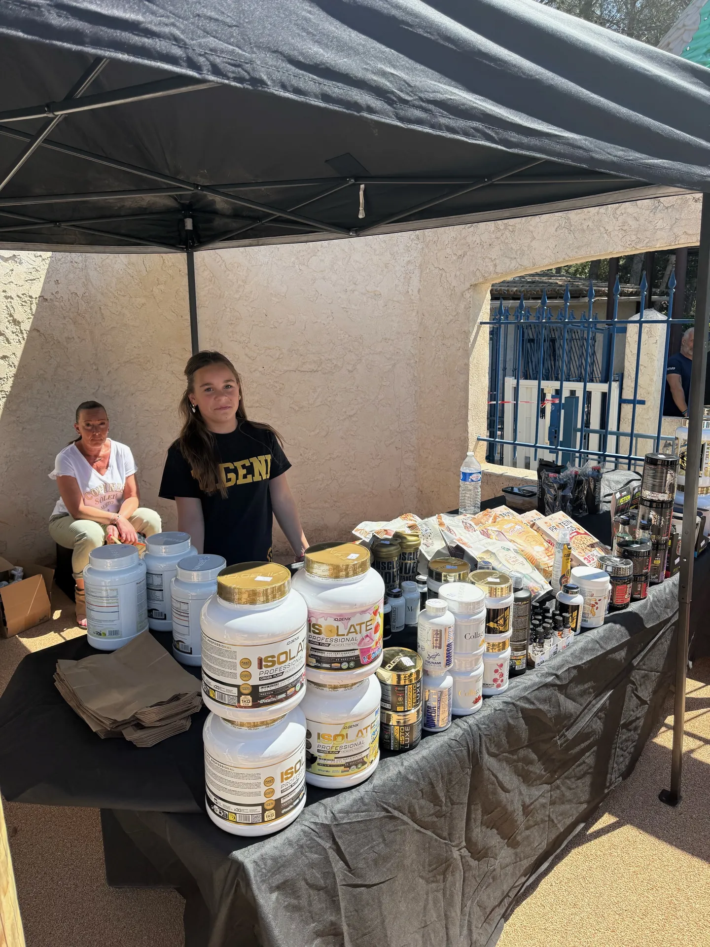 ce samedi un stand au challenge HYROX 
