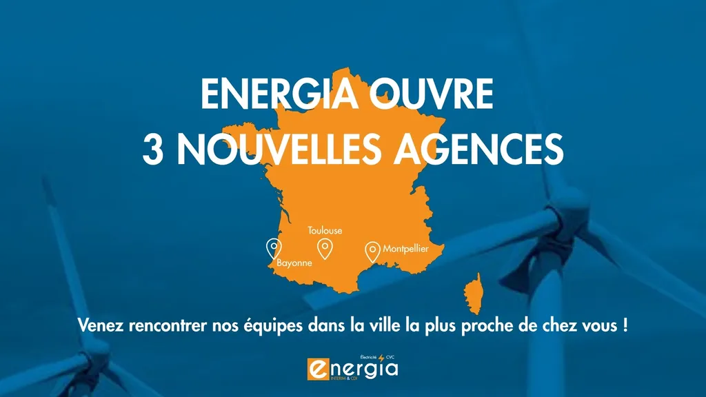 3 Nouvelles Agences pour Energia