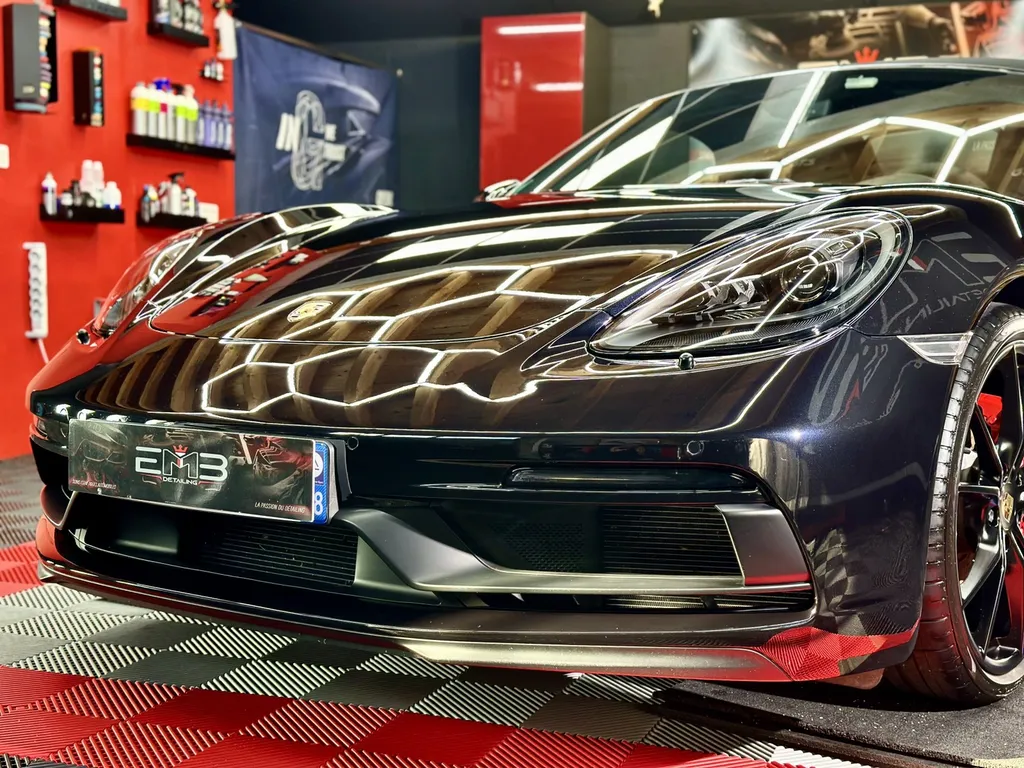 DETAILING Lyon protection carrosserie traitement céramique Porsche Boxster 718 GTS