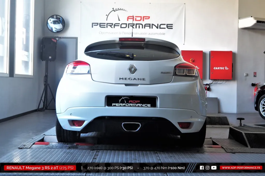Reprogrammation moteur Aix en Provence - Renault Megane 3 RS 2.0T 275cv - ADP Performance